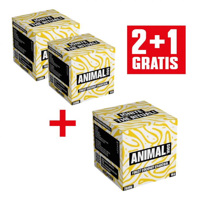 2+1 CARBON NATURAL ANIMALSOUL 26X26X26 <1KG>