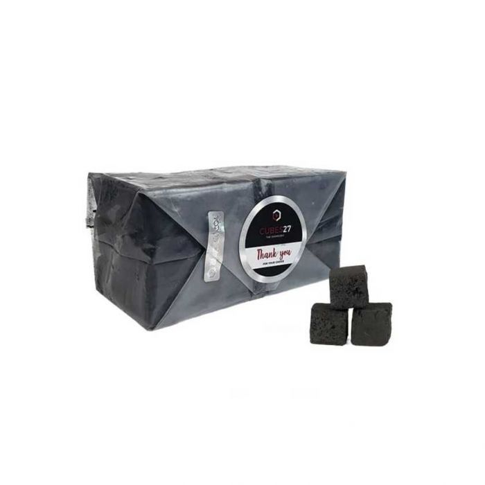 CARBON NATURAL BLACK COCO 27X27X27 1KG