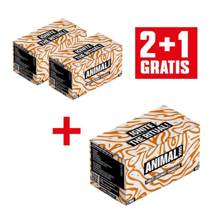 2+1 CARBON NATURAL ANIMALSOUL 27X27X27 <1KG>