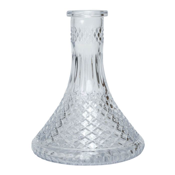BASE GRANDE TALLADA PUNTOS LABRADA (BIG H CLEAR / CUTS) - MR SHISHA