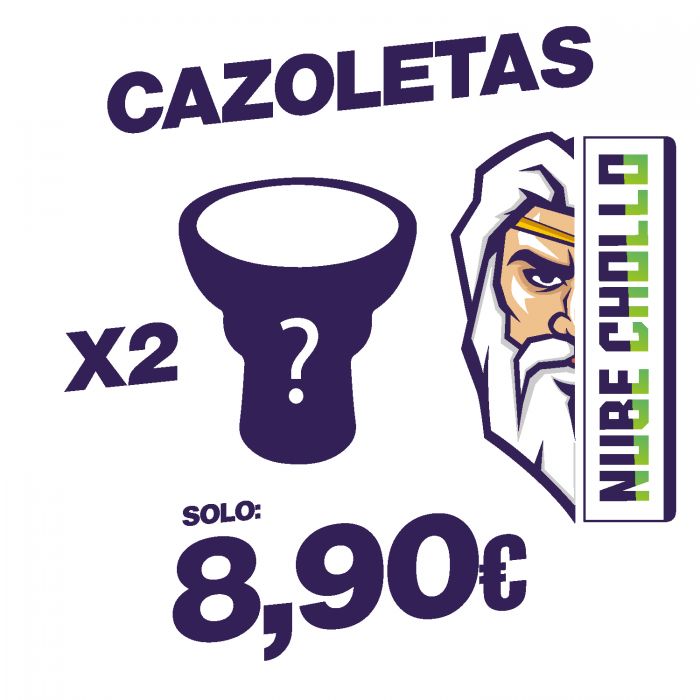 CAZOLETAS X2 NUBE CHOLLO