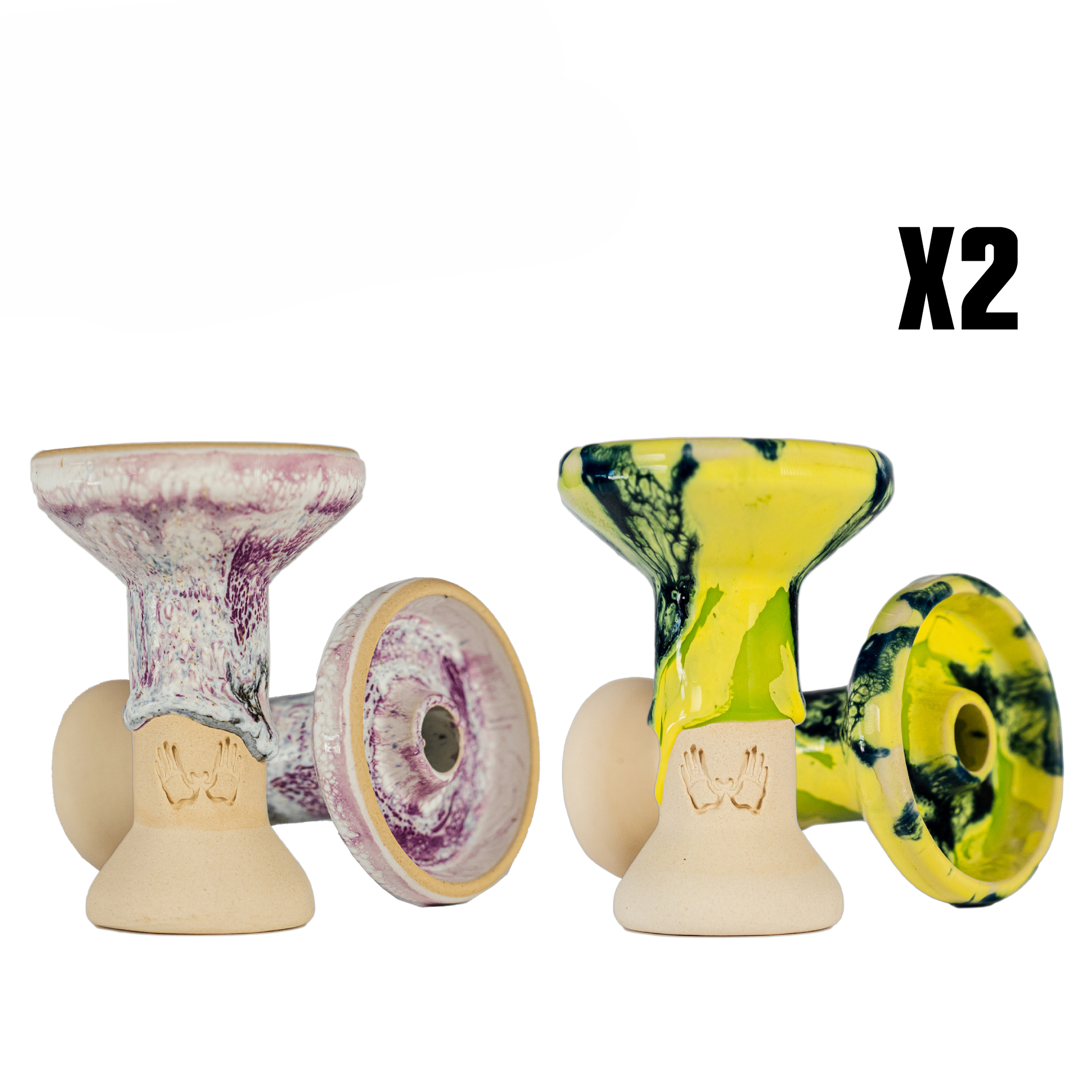 2 X CAZOLETA MUD BOWL KOLONA PHUNNEL