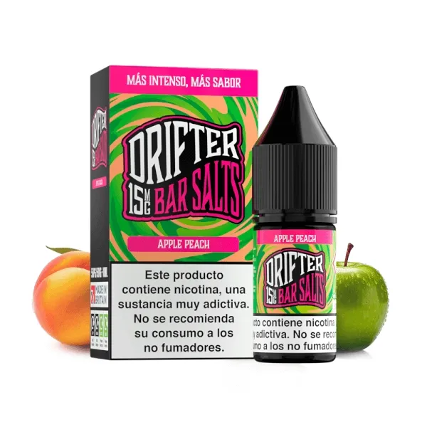DRIFTER BAR SALTS - APPLE PEACH 10ML
