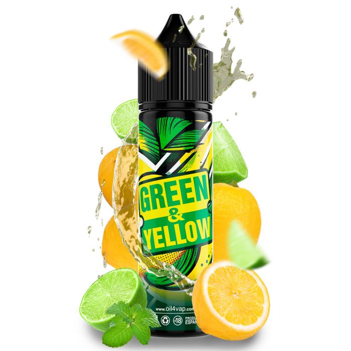 LONGFILL AROMA O4V OIL4VAP - GREEN & YELLOW 16ML