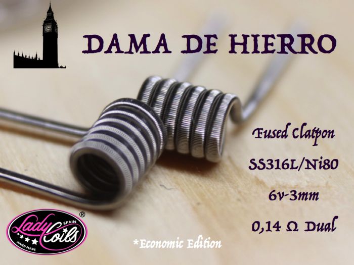 DAMA DE HIERRO (FUSED CLAPTON+-0,14/0,28)