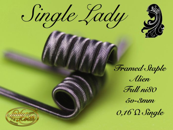 SINGLE LADY (FRAMED STAPLE ALIEN +- 0,16 ohms SINGLE)