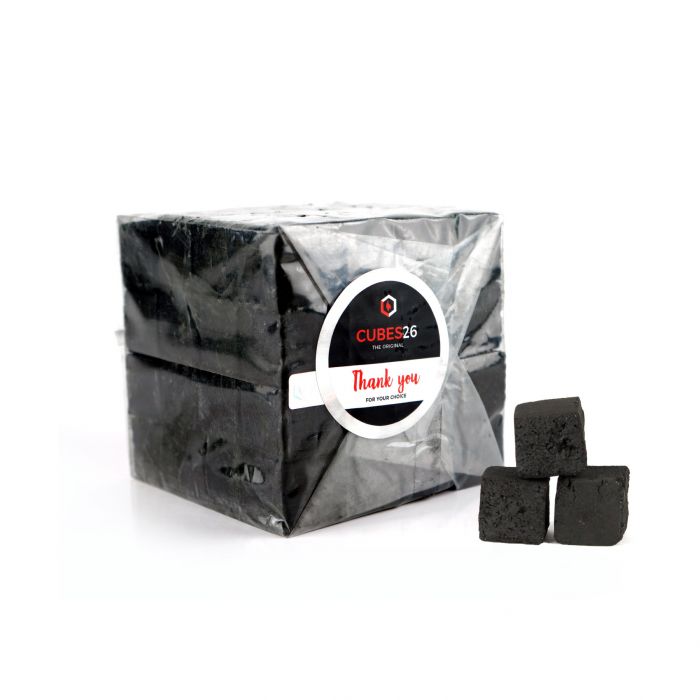 CARBON NATURAL BLACK COCO 26X26X26 1KG