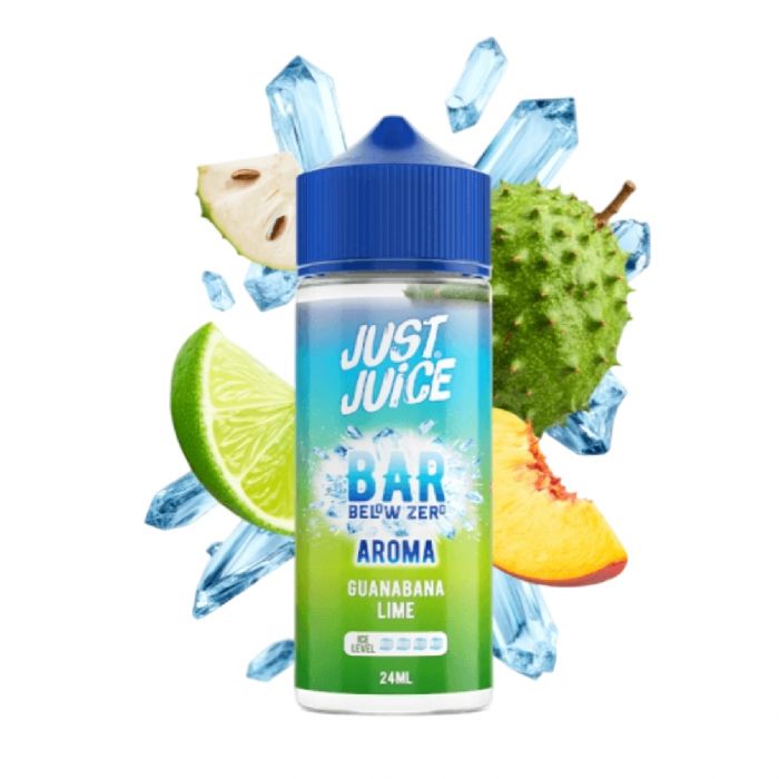 LONGFILL (AROMA) JUST JUICE - BELOW ZERO - GUANABANA & LIME (24/120ML)