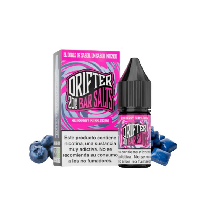 DRIFTER BAR SALTS - BLUEBERRY BUBBLEGUM 10ML