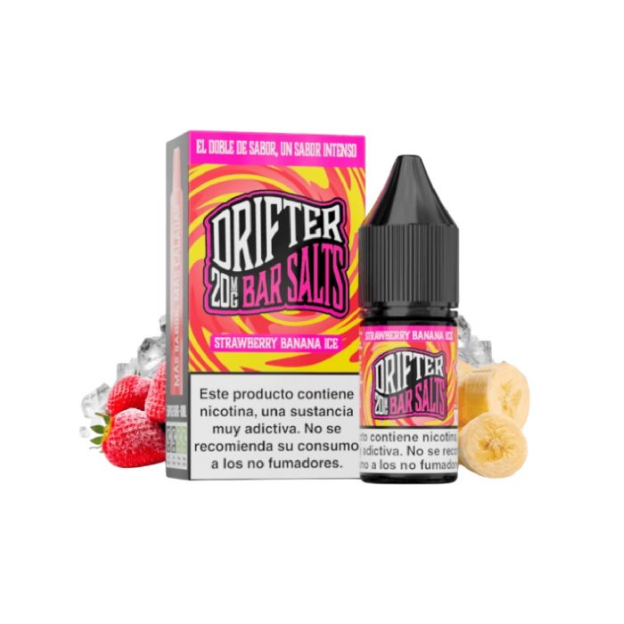 DRIFTER BAR SALTS - STRAWBERRY BANANA 10ML