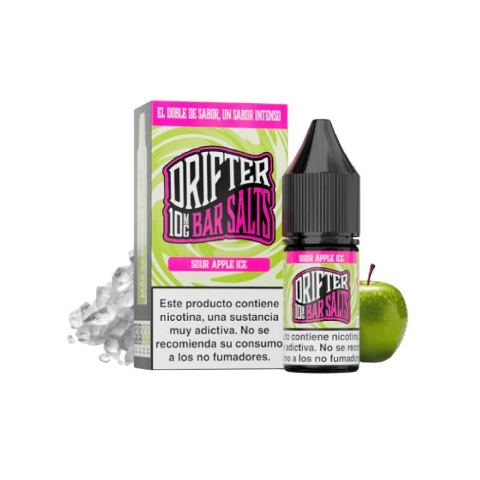DRIFTER BAR SALTS - SOUR APPLE 10ML
