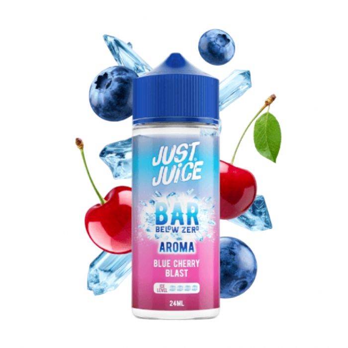 LONGFILL (AROMA) JUST JUICE - BELOW ZERO - BLUE CHERRY BLAST (24/120ML)