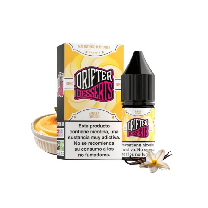 DRIFTER BAR SALTS DESSERTS - VANILLA CUSTARD 10ML