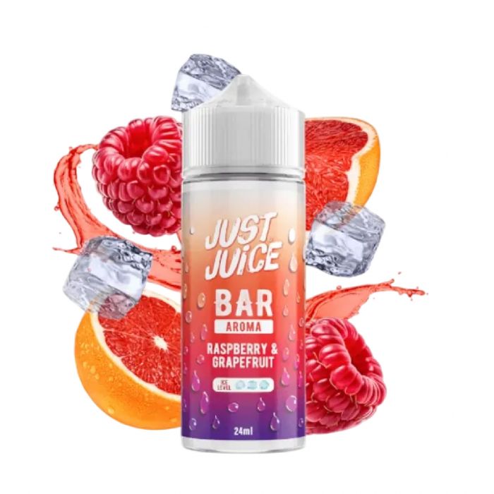 LONGFILL (AROMA) JUST JUICE - BAR - RASPBERRY GRAPEFRUIT (24/120ML)