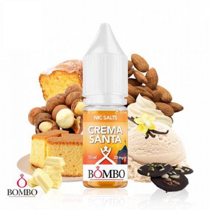 BOMBO NIC SALTS - CREMA SANTA 10ML