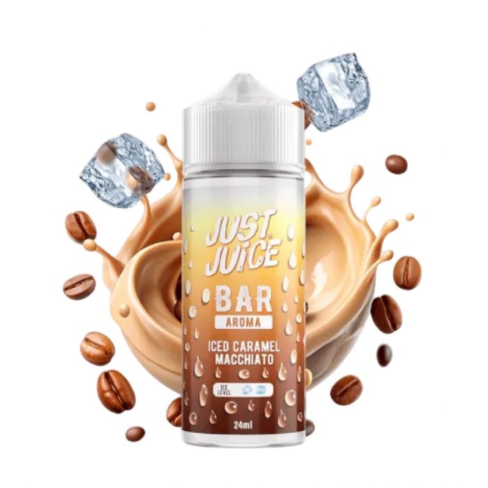 LONGFILL (AROMA) JUST JUICE - BAR - ICED CARAMEL MACCHIATO (24/120ML)