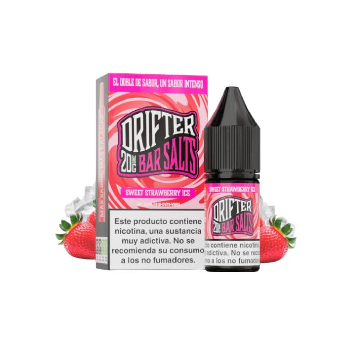 DRIFTER BAR SALTS - SWEET STRAWBERRY ICE 10ML