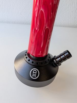 SHISHA MEDUSA - MOON BLACK/RED