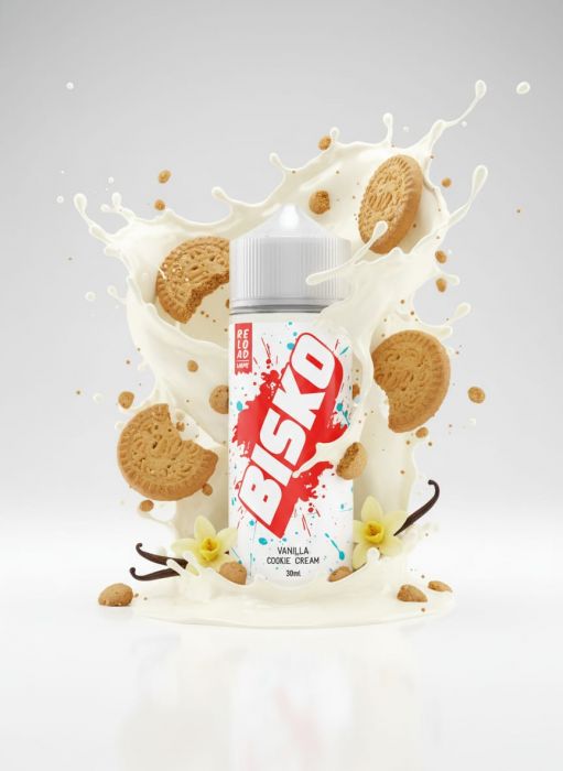 LONGFILL (AROMA) RELOAD - BISKO - VANILLA COOKIE CREAM (30/120ML)