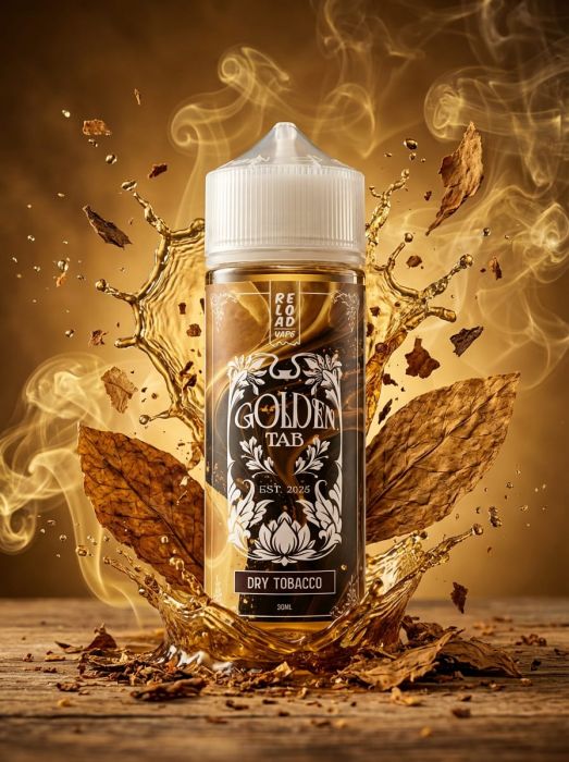 LONGFILL (AROMA) RELOAD - GOLDEN TAB - DRY TOBACCO (30/120ML)