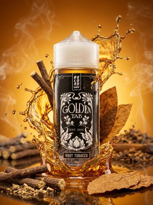 LONGFILL (AROMA) RELOAD - GOLDEN TAB - ROOT TOBACCO (30/120ML)