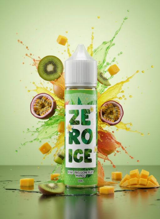 LONGFILL (AROMA) RELOAD - ZERO ICE - KIWI PASSION FRUIT MANGO (15/60ML)