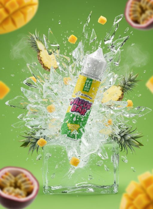 LONGFILL (AROMA) RELOAD - VAPOR BAR - TROPICAL PUNCH ICE (15/60ML)