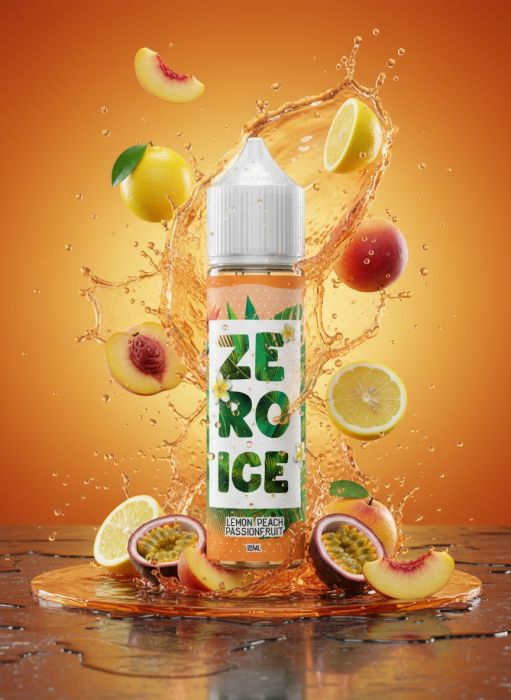 LONGFILL (AROMA) RELOAD - ZERO ICE - LEMON PEACH PASSION FRUIT (15/60ML)