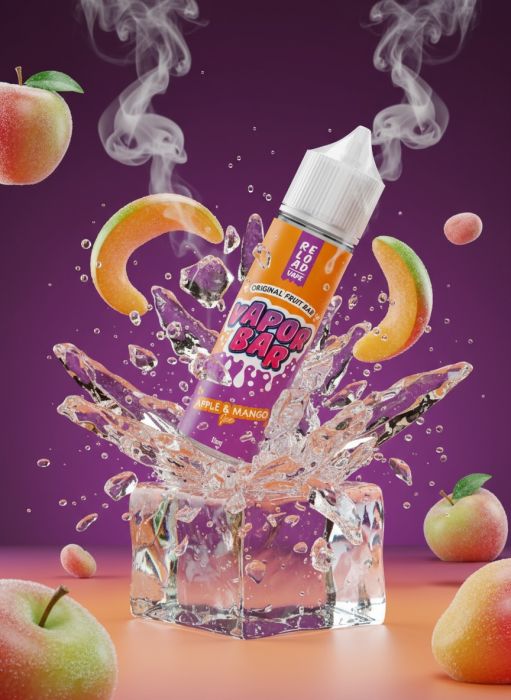LONGFILL (AROMA) RELOAD - VAPOR BAR - APPLE & MANGO (15/60ML)