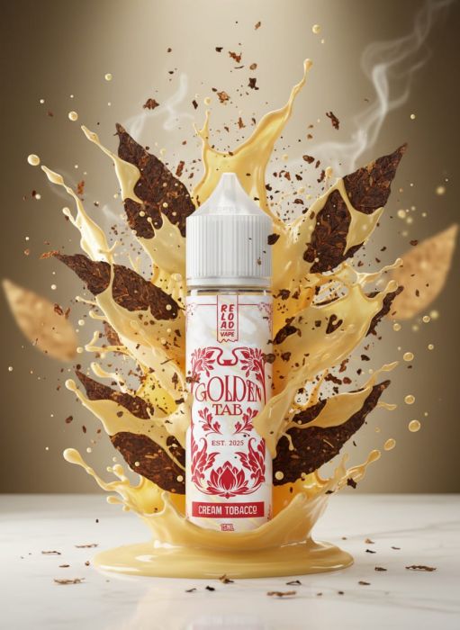 LONGFILL (AROMA) RELOAD - GOLDEN TAB - CREAM TOBACCO (15/60ML)