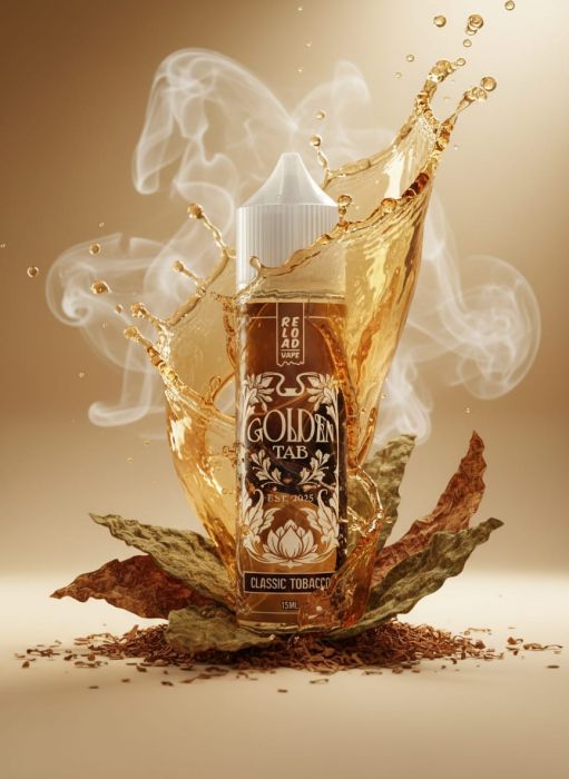 LONGFILL (AROMA) RELOAD - GOLDEN TAB - CLASSIC TOBACCO (15/60ML)