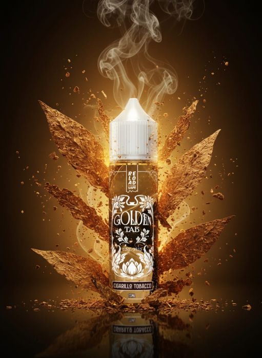 LONGFILL (AROMA) RELOAD - GOLDEN TAB - CIGARILLO TOBACCO (15/60ML)