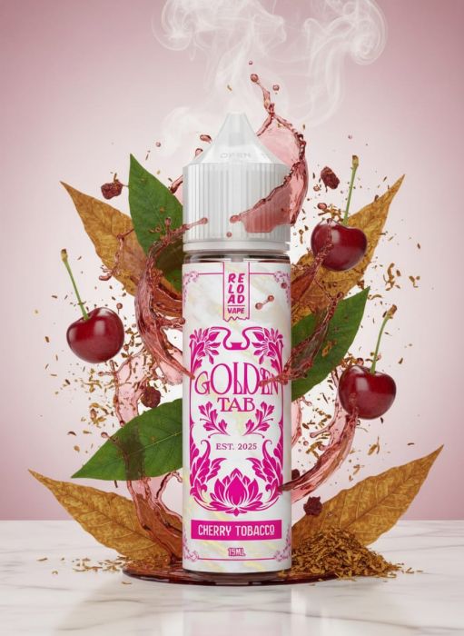 LONGFILL (AROMA) RELOAD - GOLDEN TAB - CHERRY TOBACCO (15/60ML)