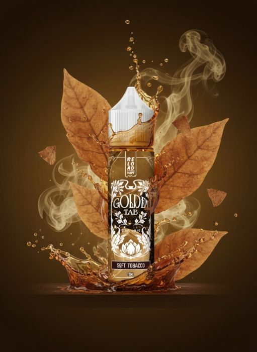 LONGFILL (AROMA) RELOAD - GOLDEN TAB - SOFT TOBACCO (15/60ML)