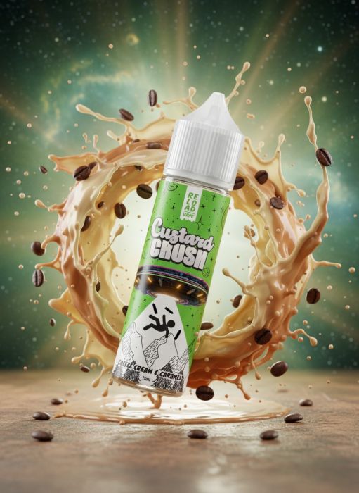 LONGFILL (AROMA) RELOAD - CUSTARD CRUSH - CREMA CAFFE E CARAMELO (15/60ML)