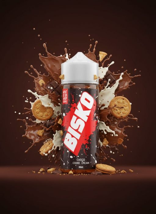 LONGFILL (AROMA) RELOAD - BISKO - CHOCO COOKIE CREAM (30/120ML)