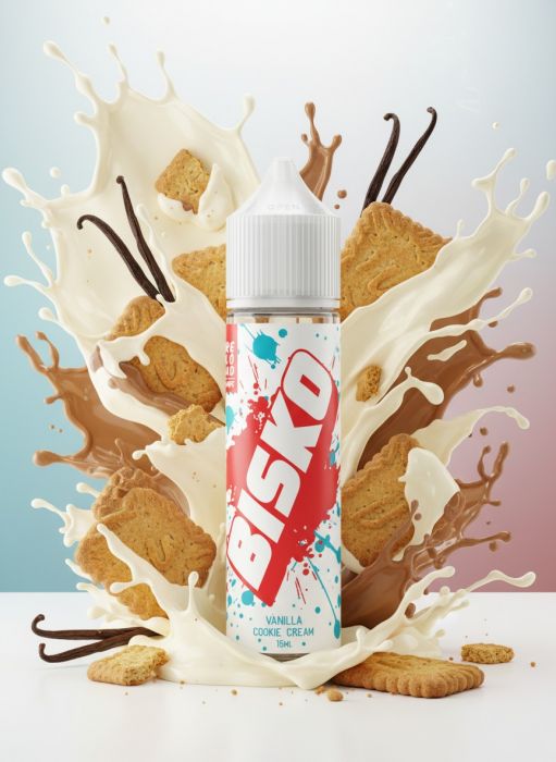 LONGFILL (AROMA) RELOAD - BISKO - VANILLA COOKIE CREAM (15/60ML)