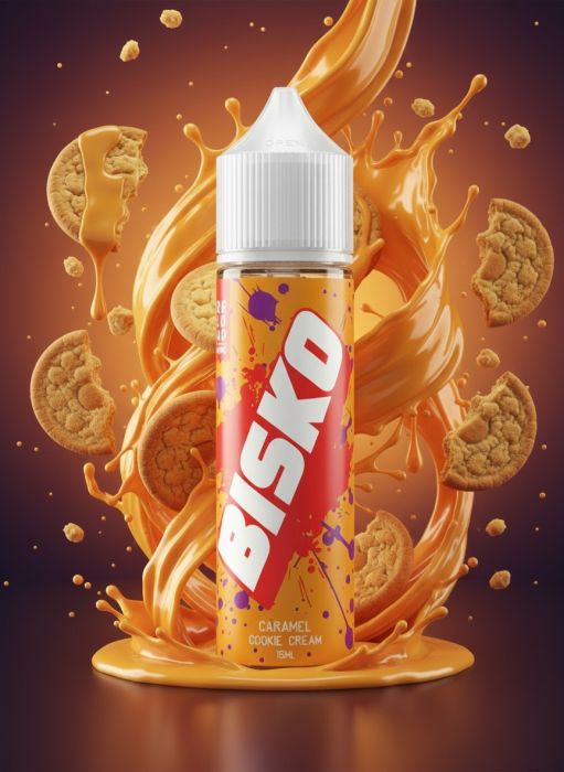LONGFILL (AROMA) RELOAD - BISKO - CARAMEL COOKIE CREAM (15/60ML)
