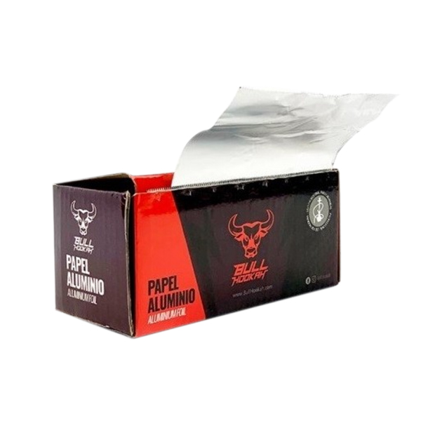 ROLLO PAPEL DE ALUMINIO TORO HOOKAH 25 METROS 40 MICRAS