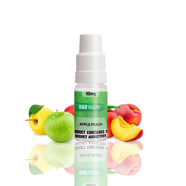 BAR NIC SALTS APPLE PEACH 10ML