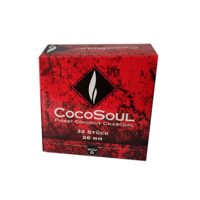 CARBÓN NATURAL COCOSOUL 26X26X26 MM 500G