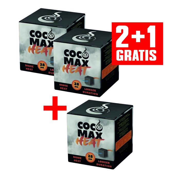 2+1 CARBON NATURAL COCO MAX 28X28X28 (HEAT) <1KG>