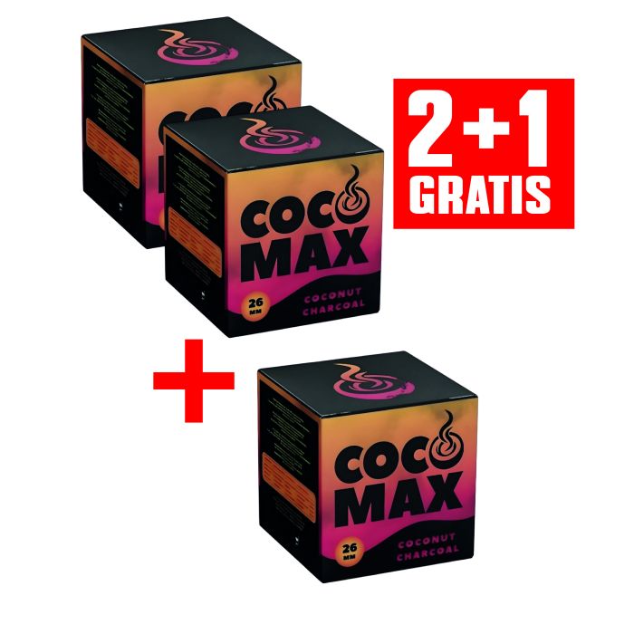 2+1 CARBON NATURAL COCO MAX 26X26X26 <1KG>
