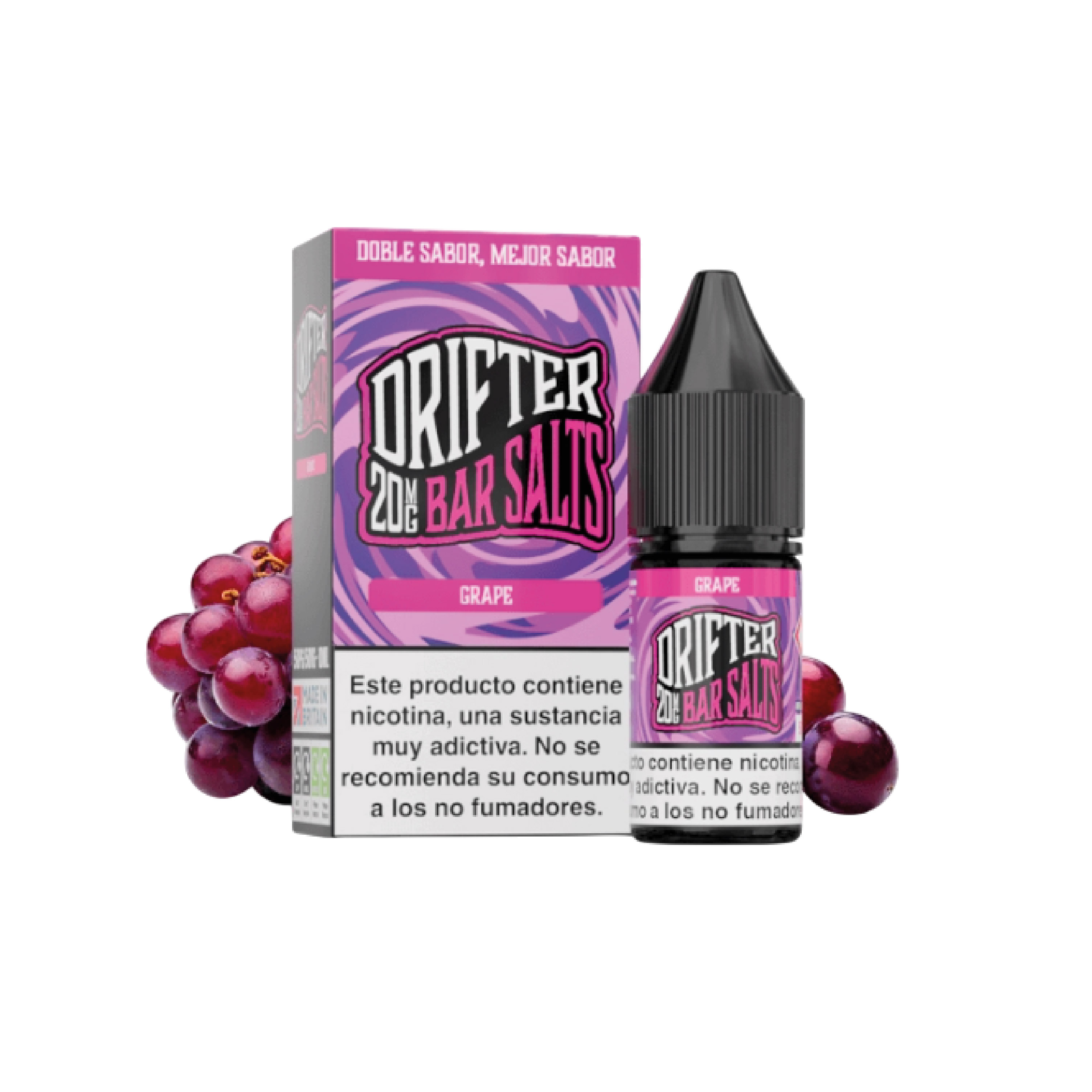DRIFTER BAR SALTS - GRAPE 10ML