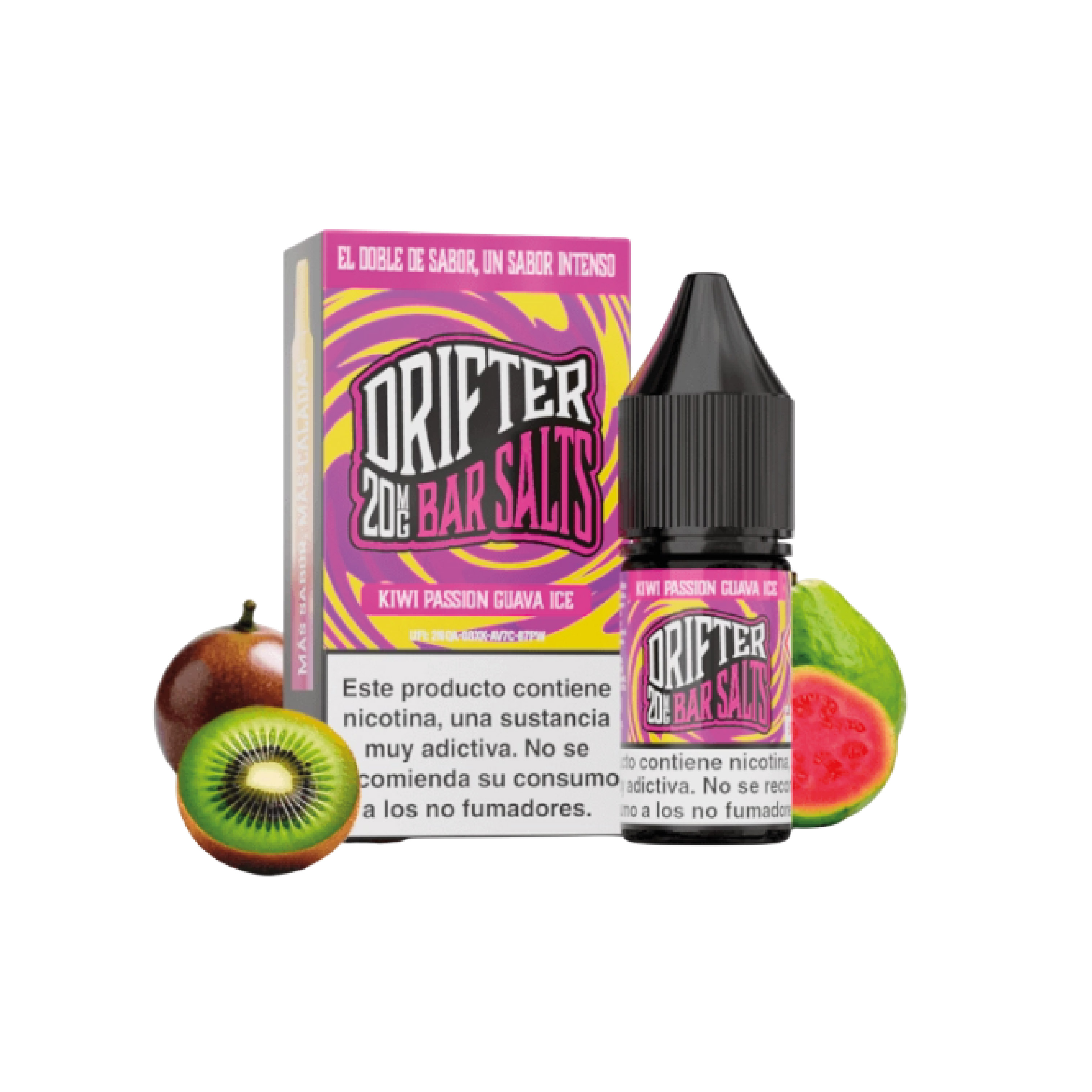 DRIFTER BAR SALTS - KIWI PASSION GUAVA ICE 10ML