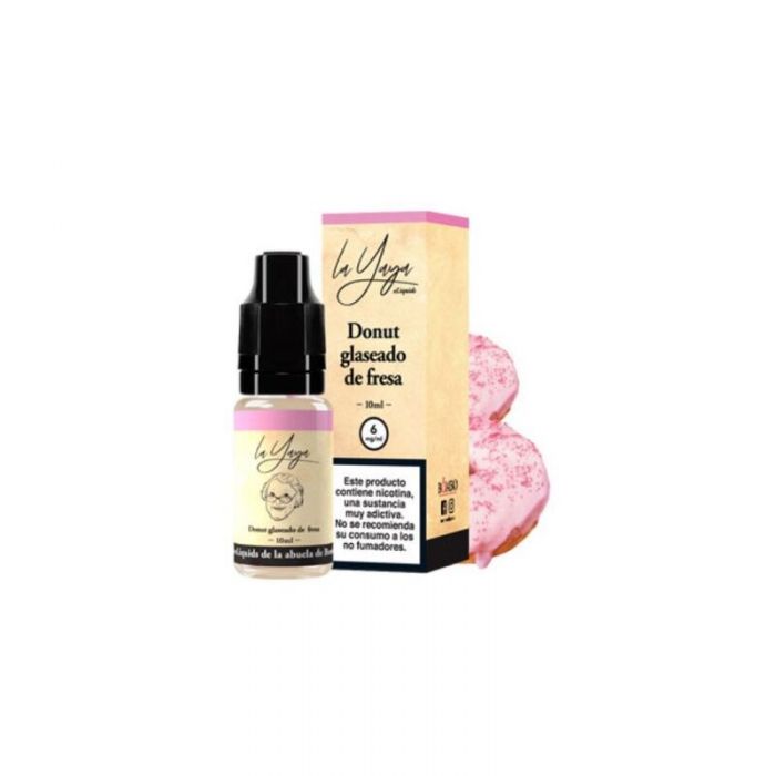 BOMBO LA YAYA DONUTS GLASEADO DE FRESA 10 ML