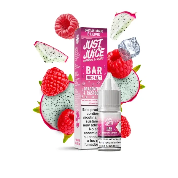 JUST JUICE SALTS (BAR) - DRAGON FRUIT RASPBERRY 10ML