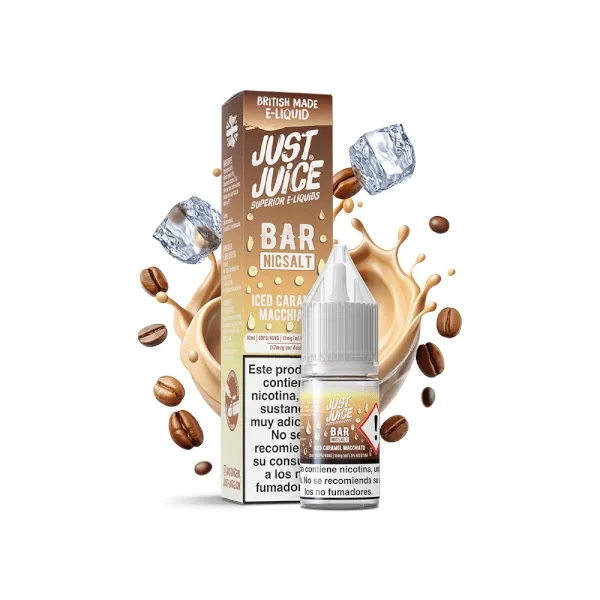 JUST JUICE SALTS (BAR) - ICED CARAMEL MACCHIATO 10ML