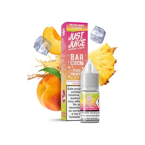 JUST JUICE SALTS (BAR) - PEACH PINEAPPLE 10ML