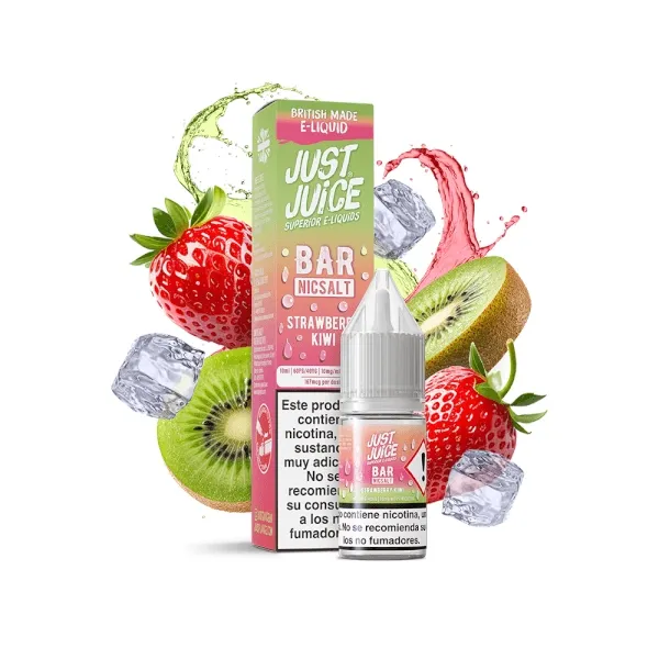 JUST JUICE SALTS (BAR) - STRAWBERRY KIWI 10ML